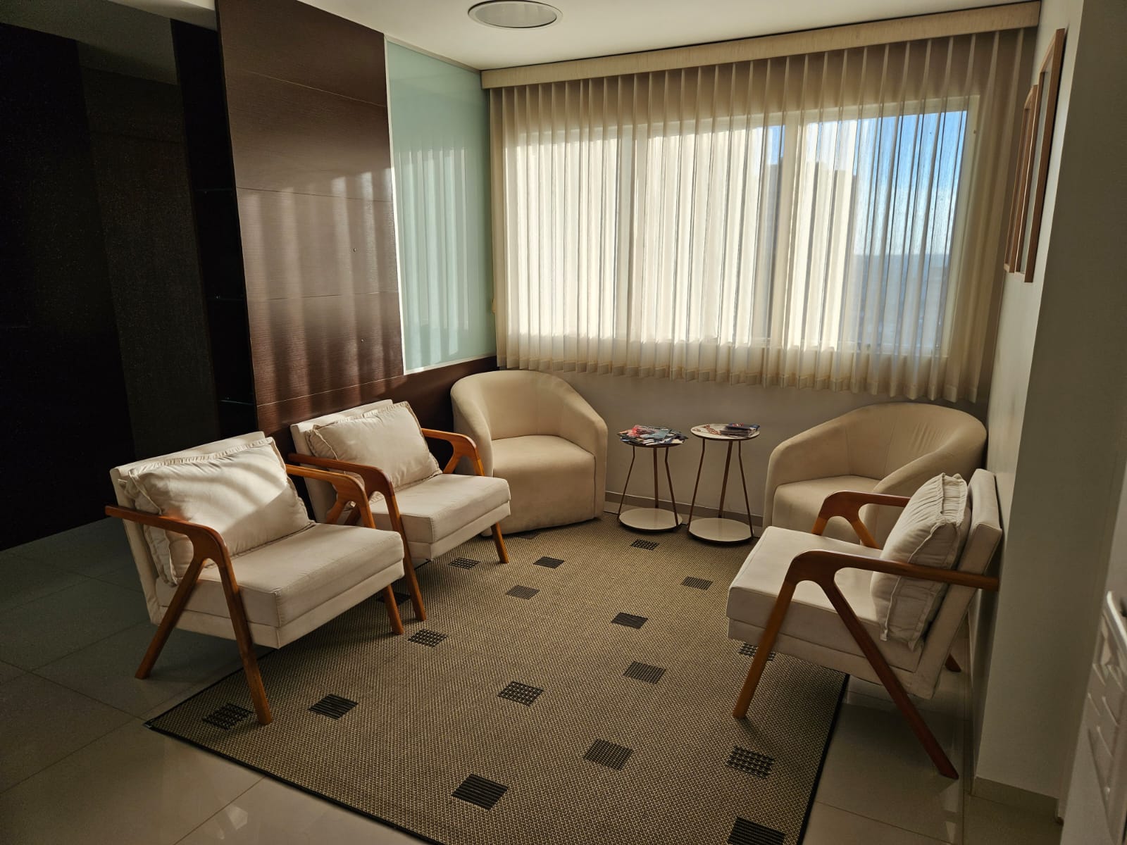 Interior da clínica